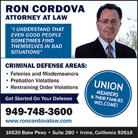 Ron Cordova, Attorney-at-Law