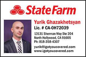 State Farm Insurance Yurik Ghazakhetsyan